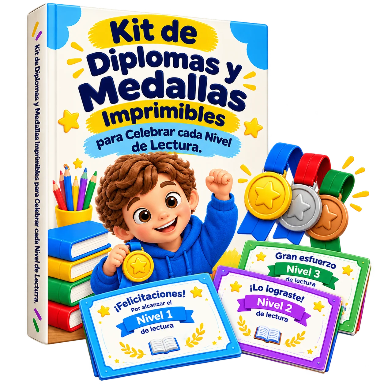 Kit de Diplomas y Medallas Imprimibles